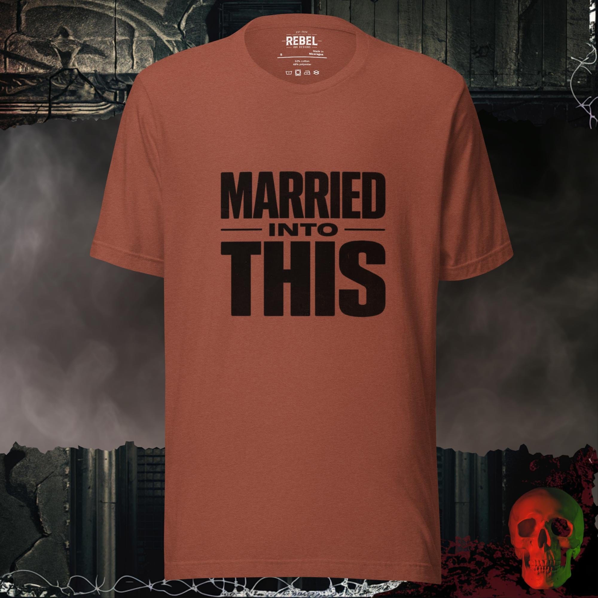T-Shirt Heather Clay / S Married Into This Tee