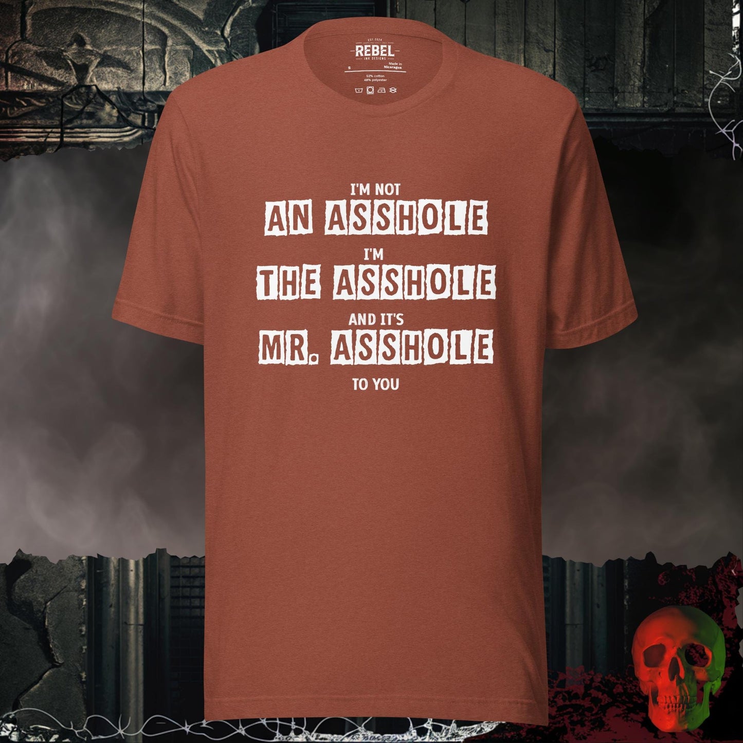 T-Shirt Heather Clay / S Mr. Asshole Tee