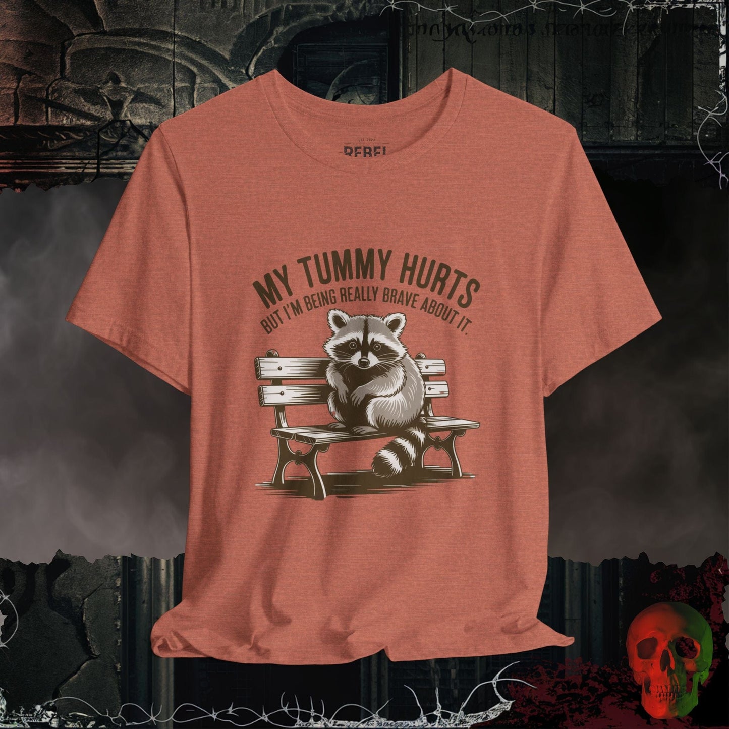 T-Shirt Heather Clay / S My Tummy Hurts T-Shirt