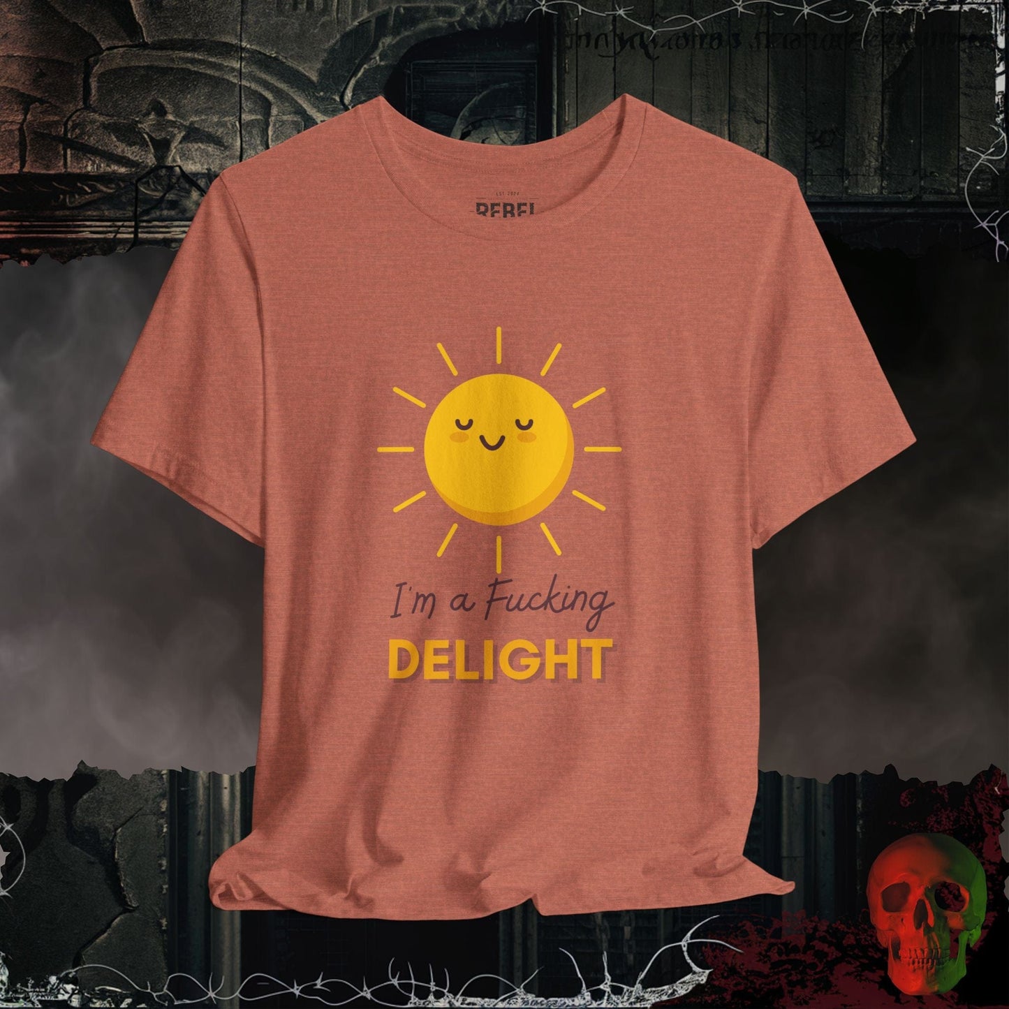 T-Shirt Heather Clay / S Real Delight Tee