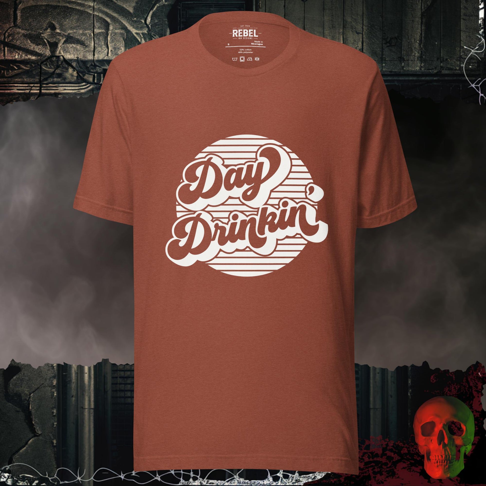 T-Shirt Heather Clay / S Retro Day Drinking T-Shirt