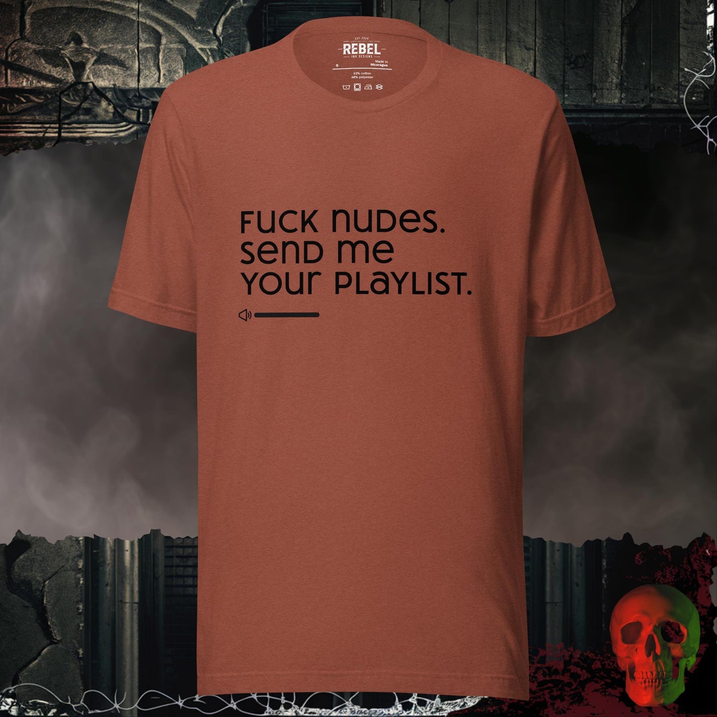 T-Shirt Heather Clay / S Send Me Your Playlist Tee
