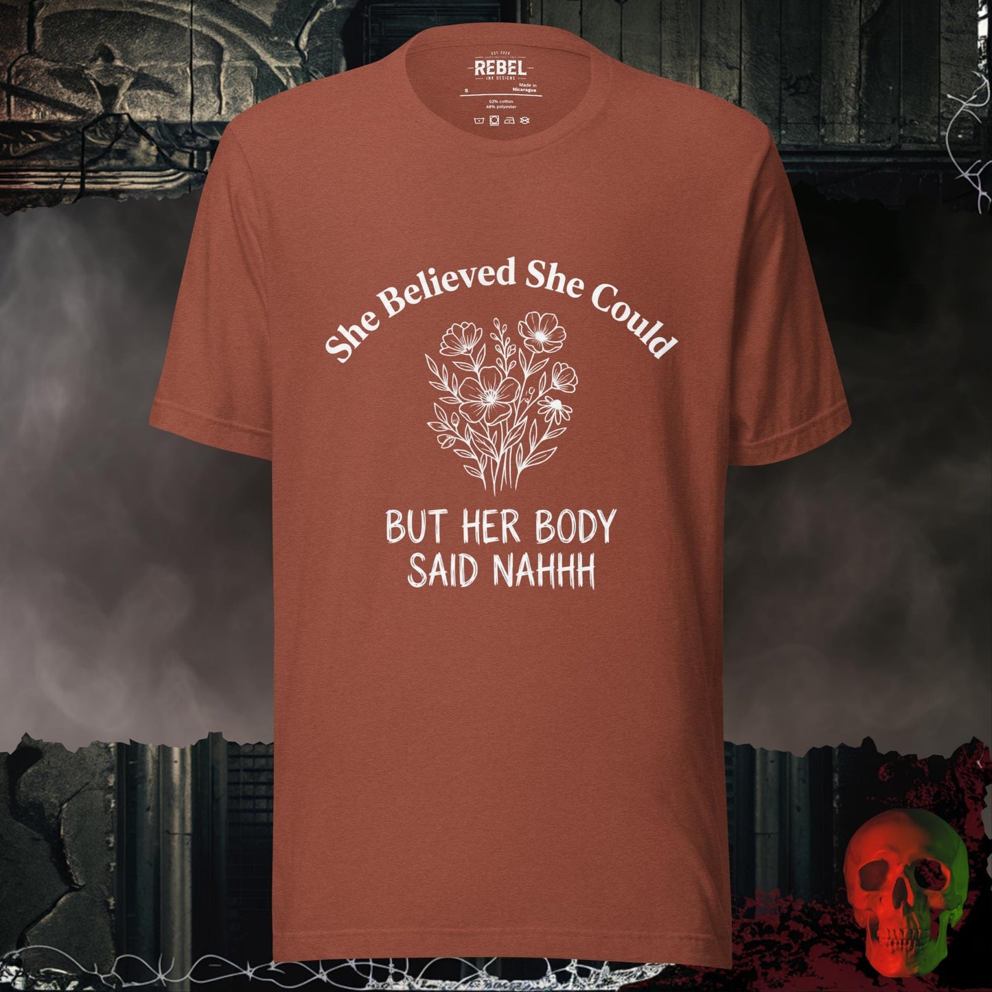 T-Shirt Heather Clay / S She Believed She Could Tee