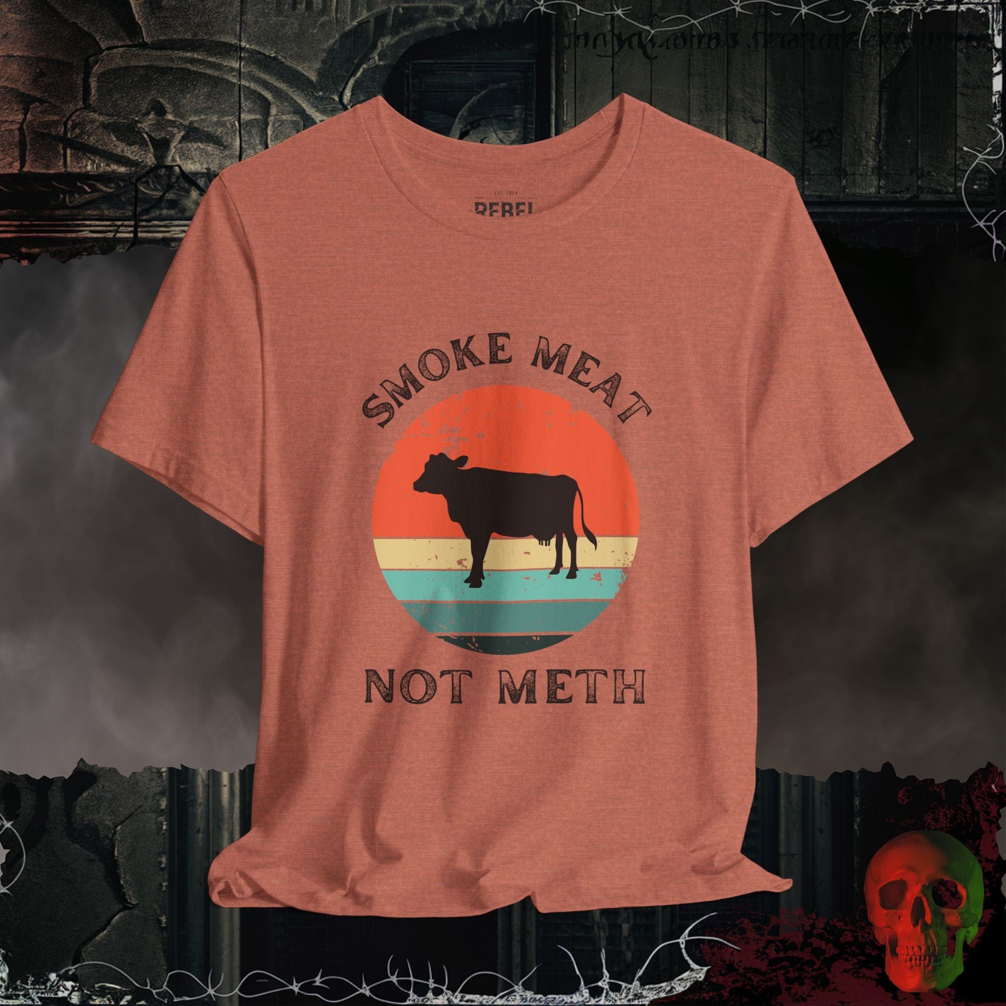 T-Shirt Heather Clay / S Smoke Meat T-Shirt