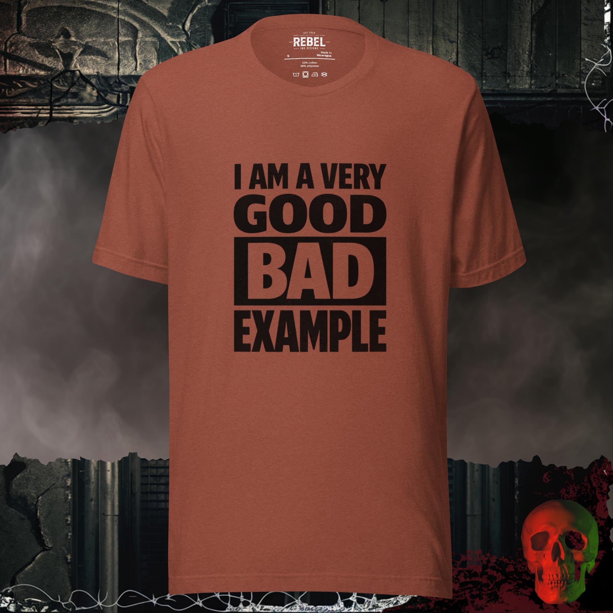 T-Shirt Heather Clay / S Very Good Bad Example Tee