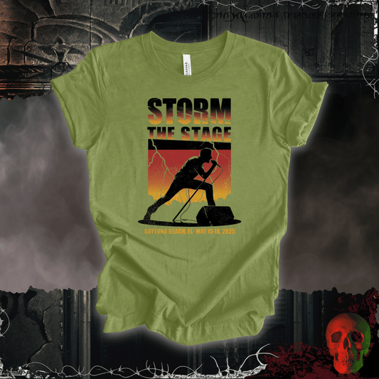 T-Shirt Heather Green / S Storm the Stage Tee