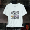 T-Shirt Heather Ice Blue / S Concert Tickets