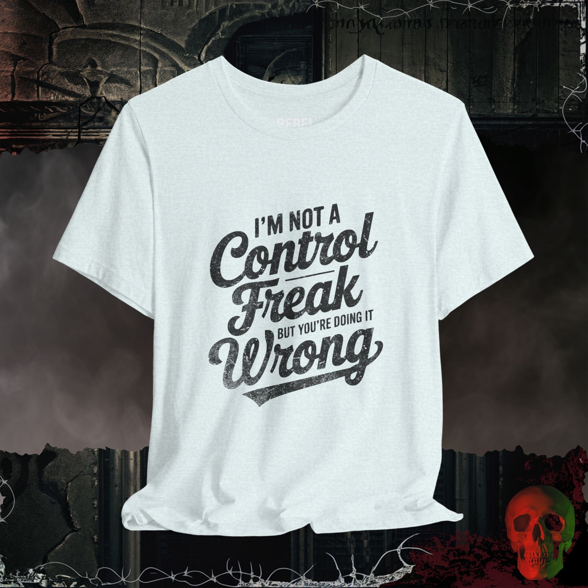 T-Shirt Heather Ice Blue / S Control Freak Tee