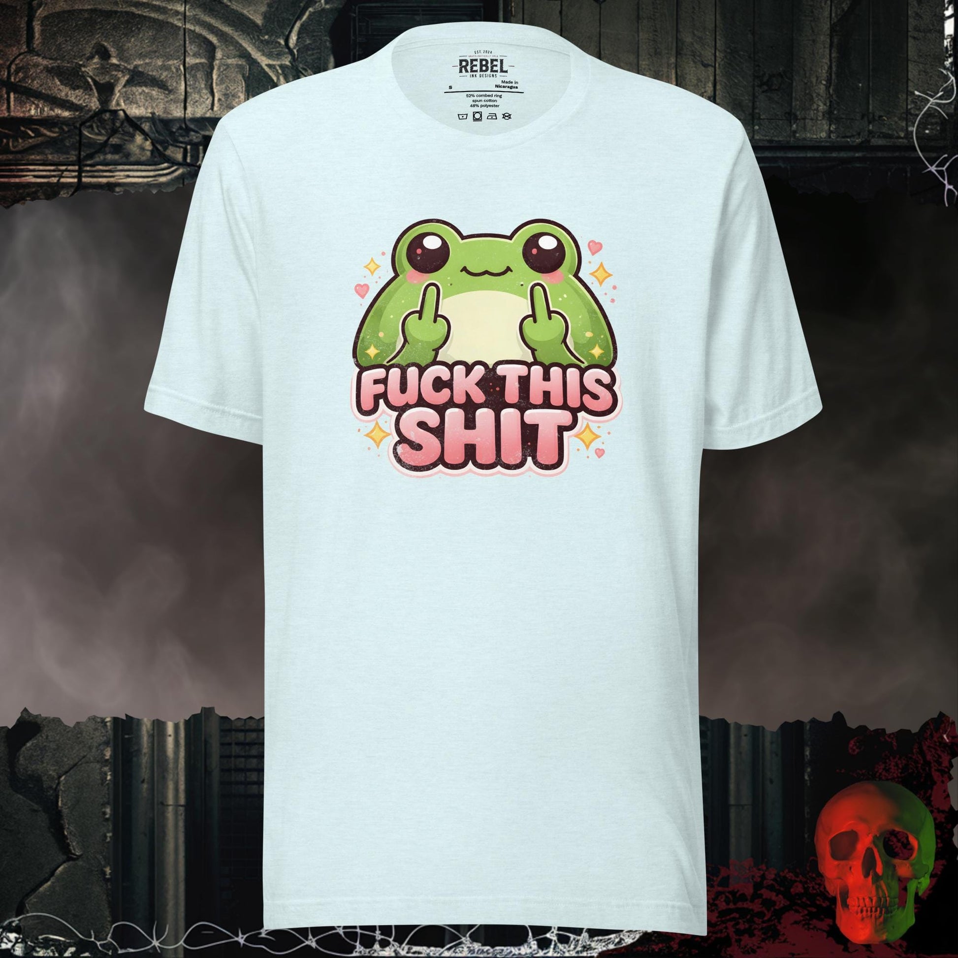 T-Shirt Heather Ice Blue / S F*ck This Sh*t Tee