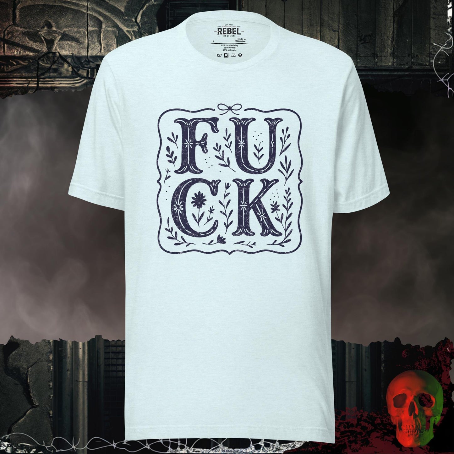T-Shirt Heather Ice Blue / S F**K Tee