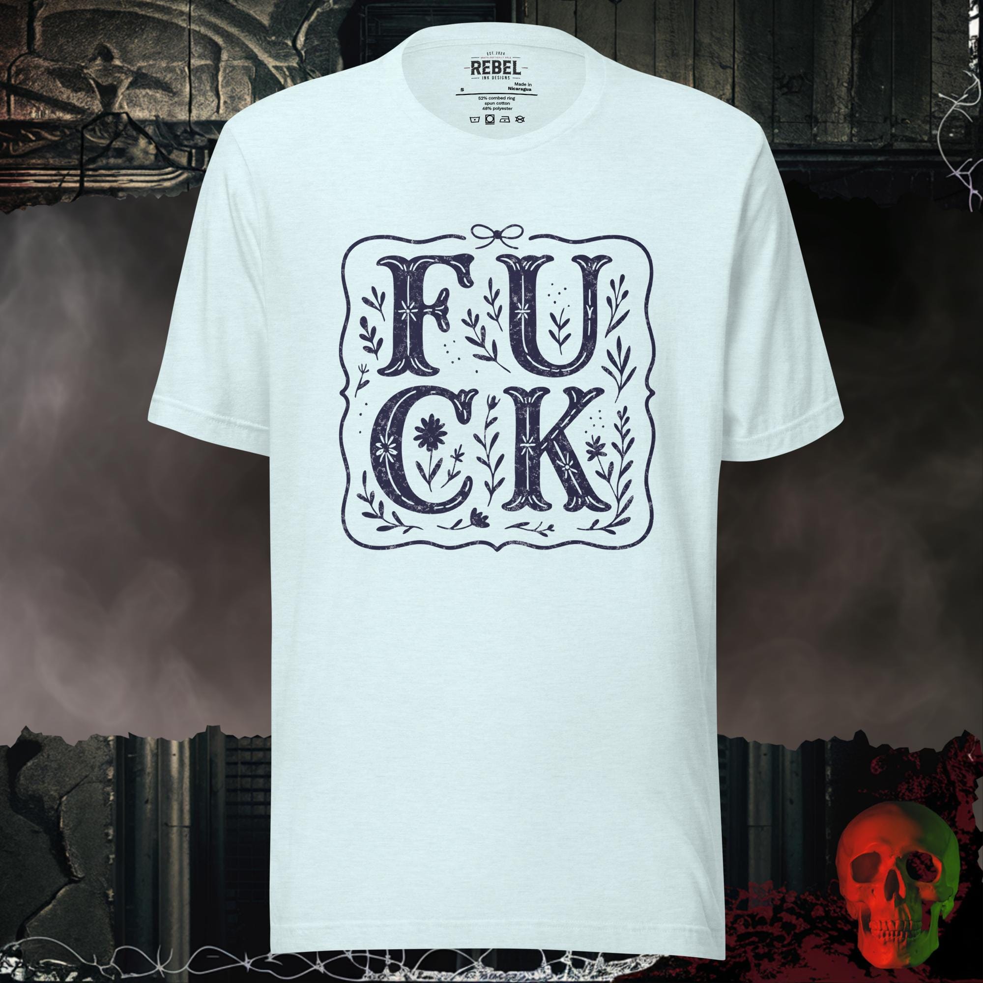 T-Shirt Heather Ice Blue / S F**K Tee
