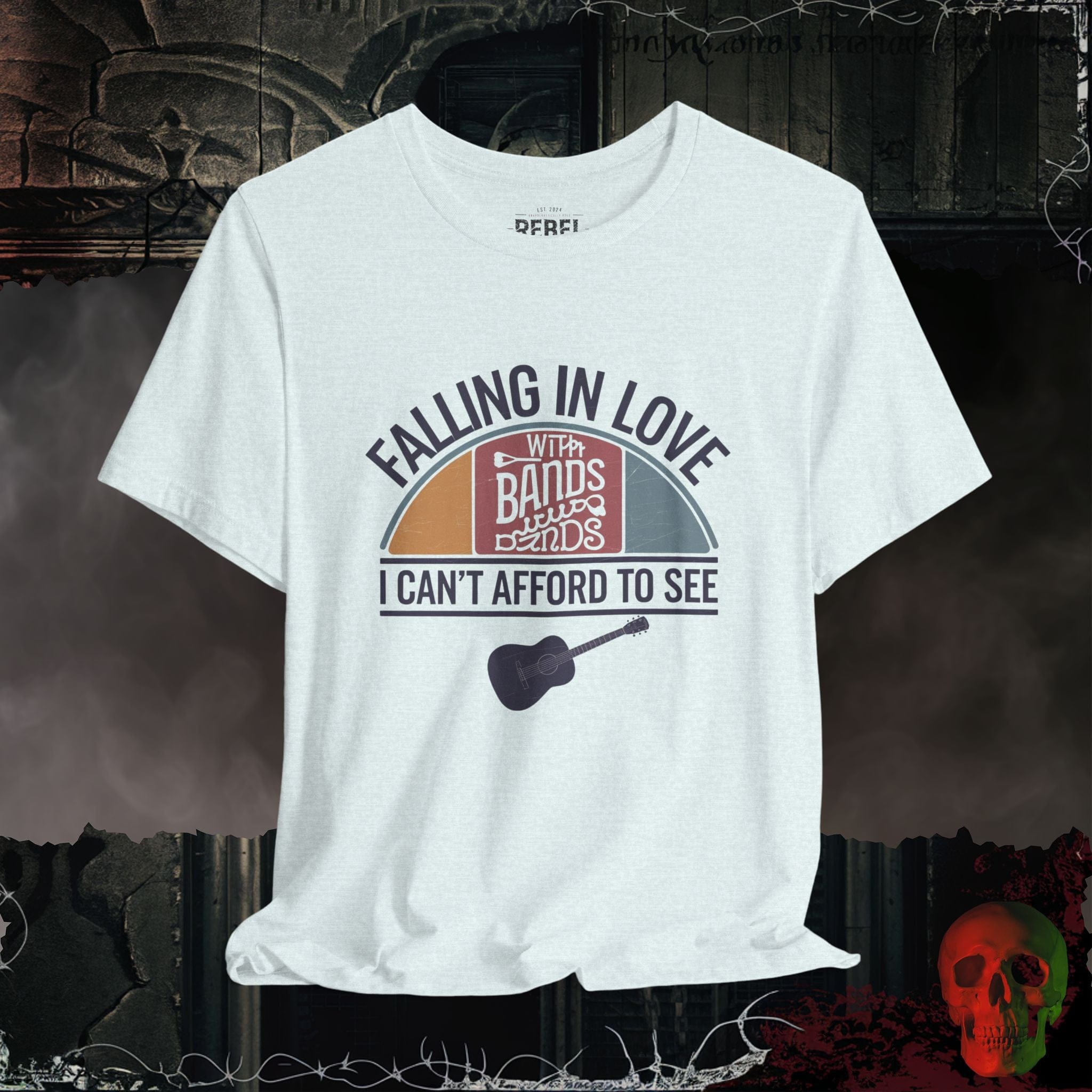 T-Shirt Heather Ice Blue / S Falling in Love T-Shirt
