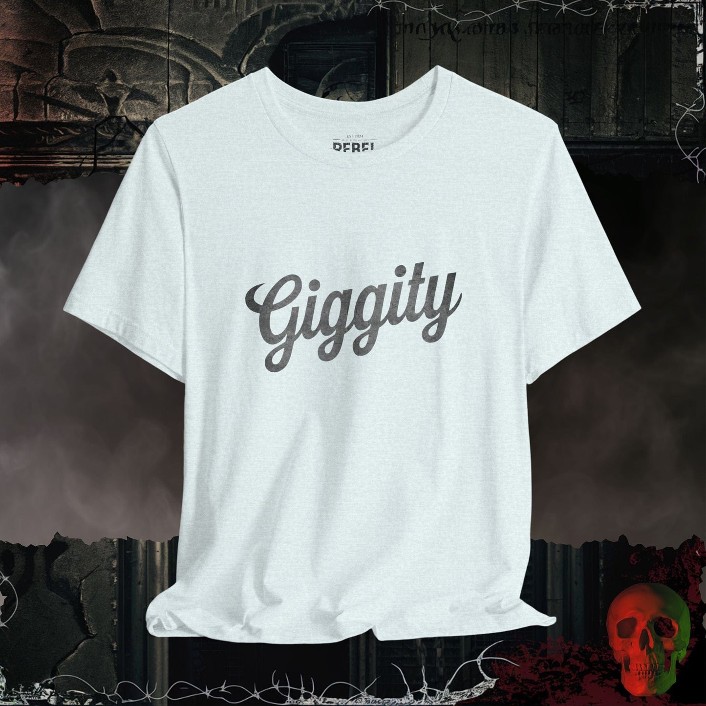 T-Shirt Heather Ice Blue / S Giggity Tee