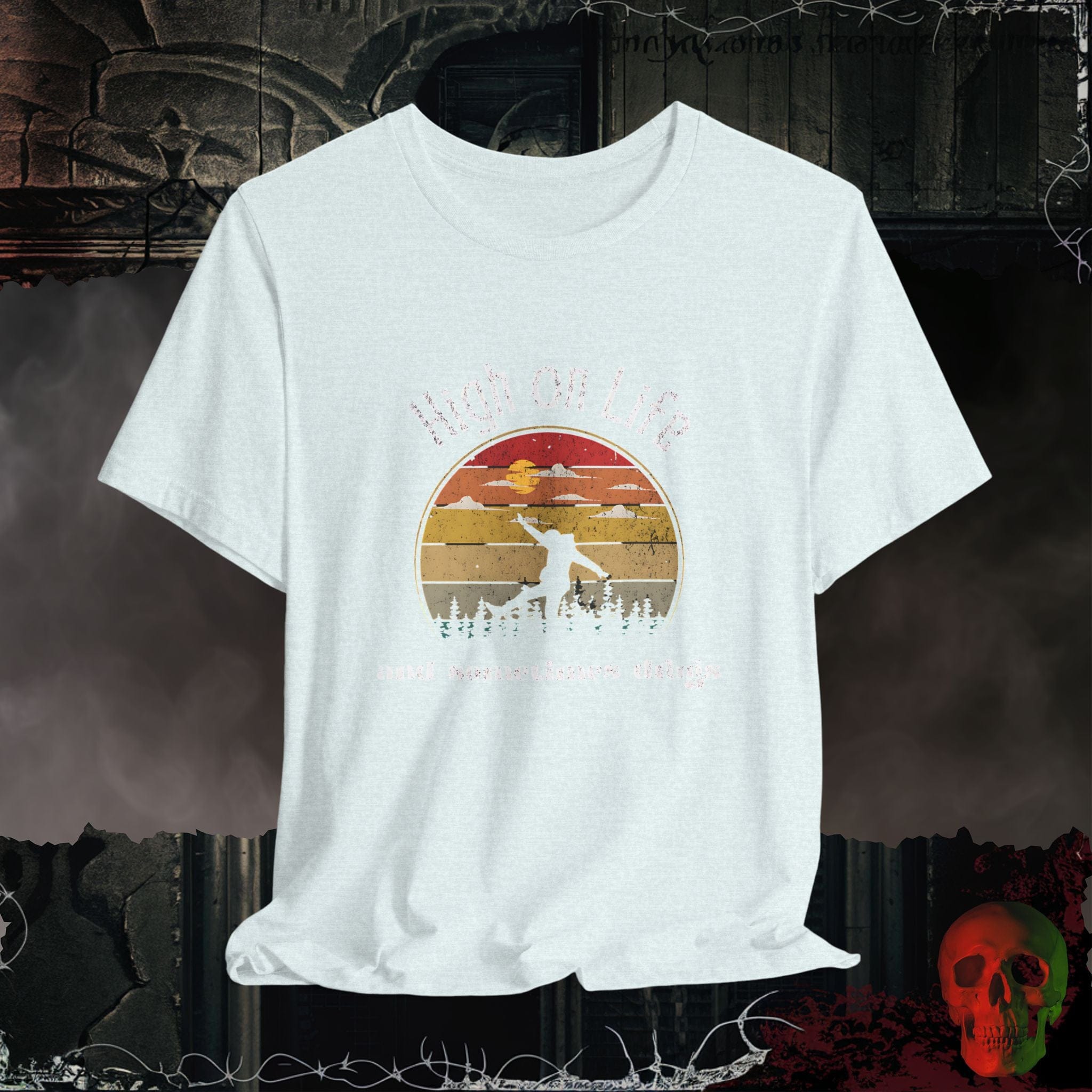 T-Shirt Heather Ice Blue / S High On Life Tee