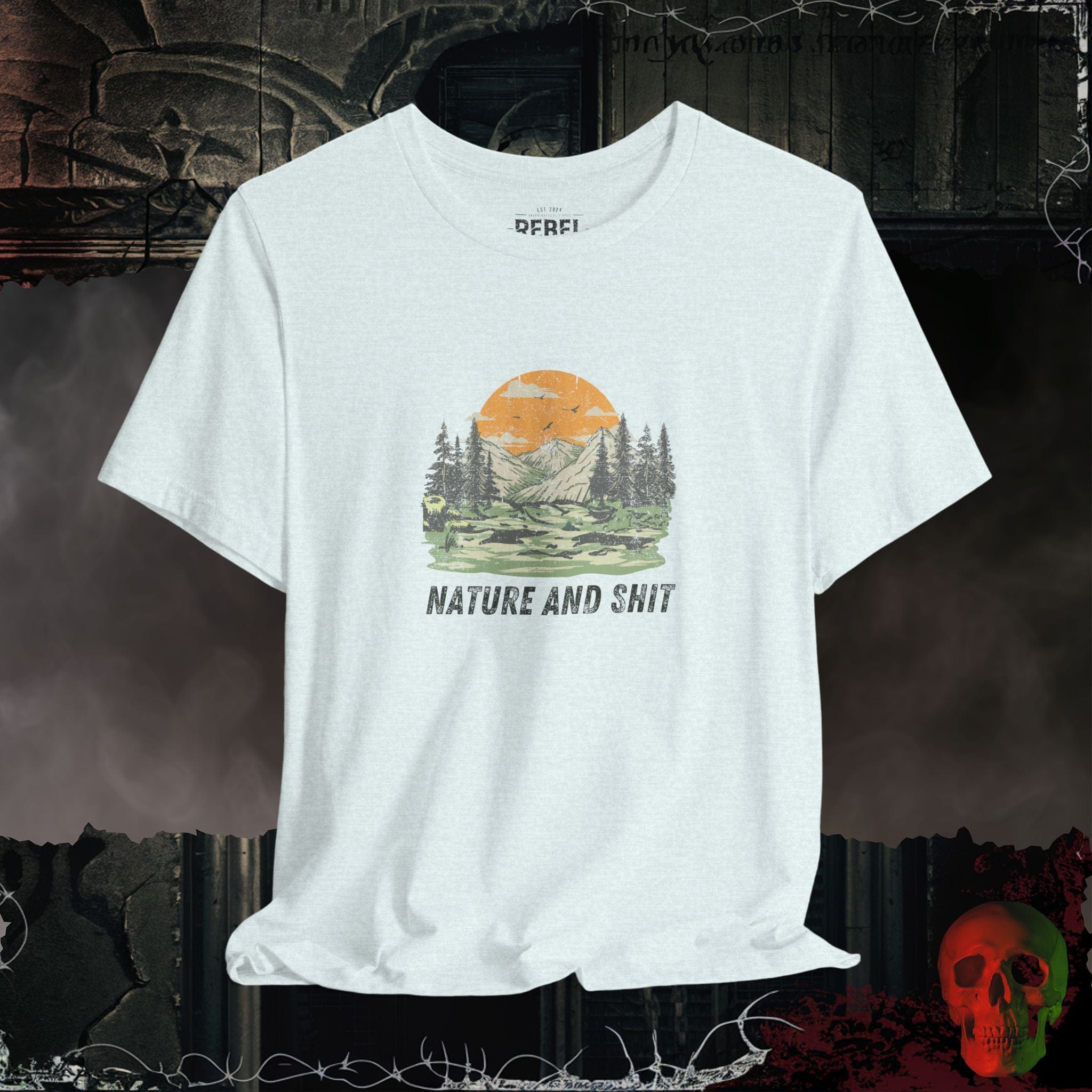 T-Shirt Heather Ice Blue / S Nature and Shit T-Shirt