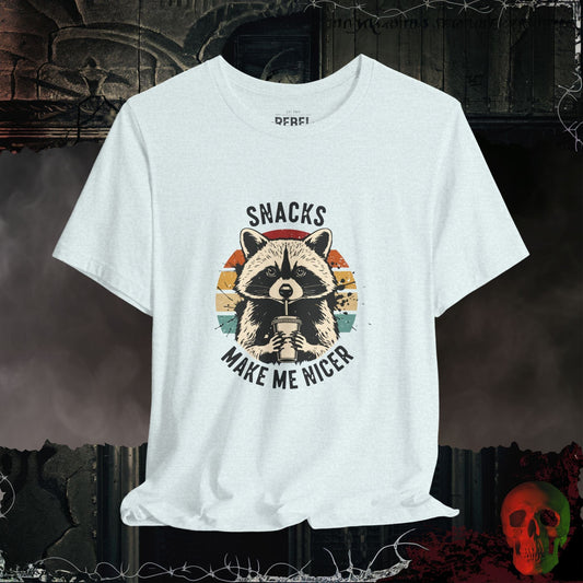 T-Shirt Heather Ice Blue / S Nicer with Snacks T-Shirt