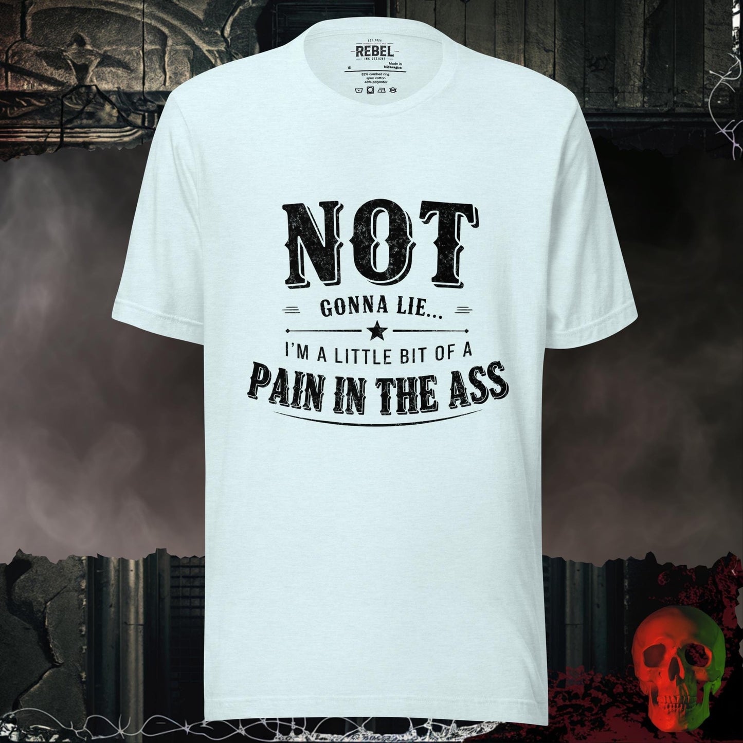 T-Shirt Heather Ice Blue / S Not Gonna Lie Tee