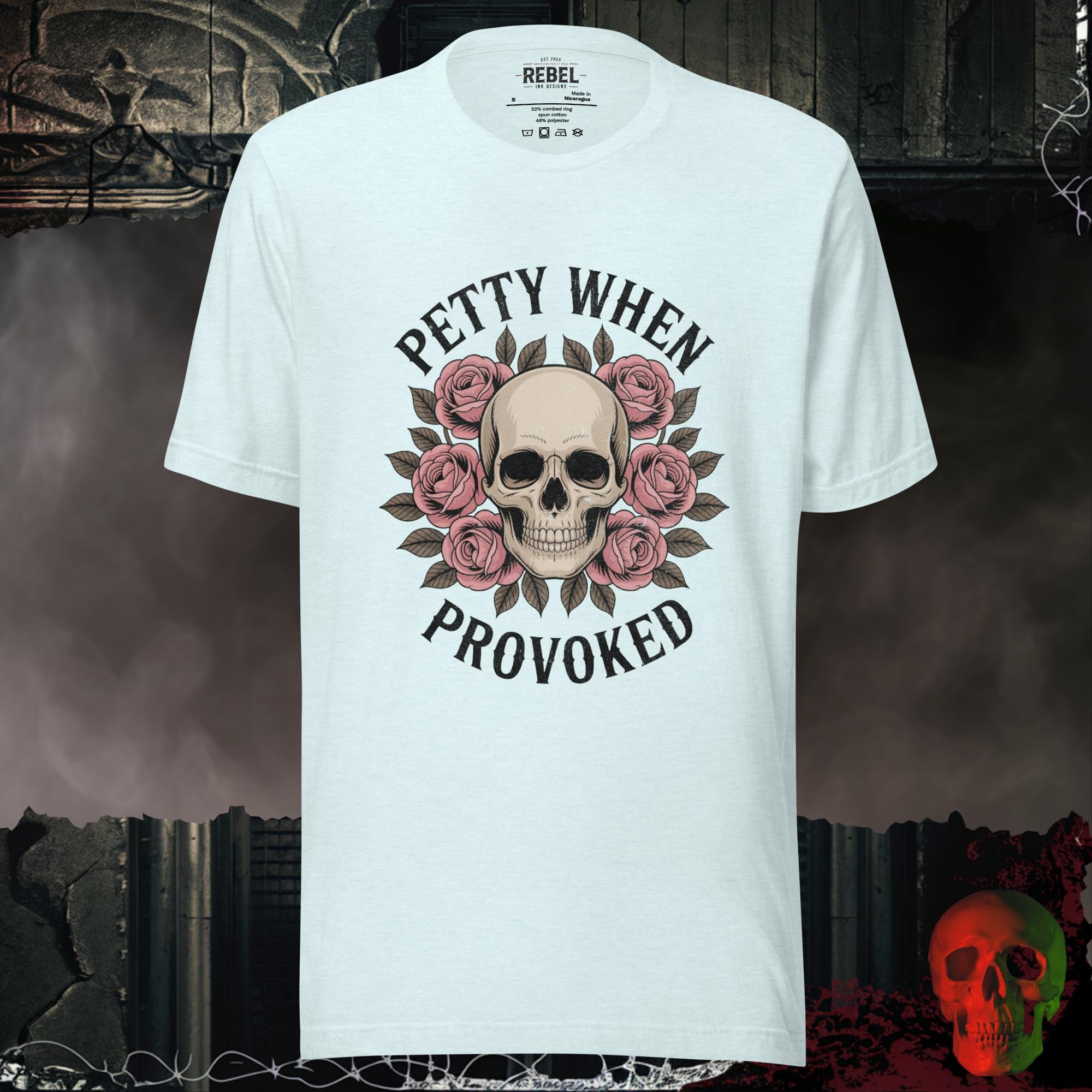 T-Shirt Heather Ice Blue / S Petty When Provoked Tee