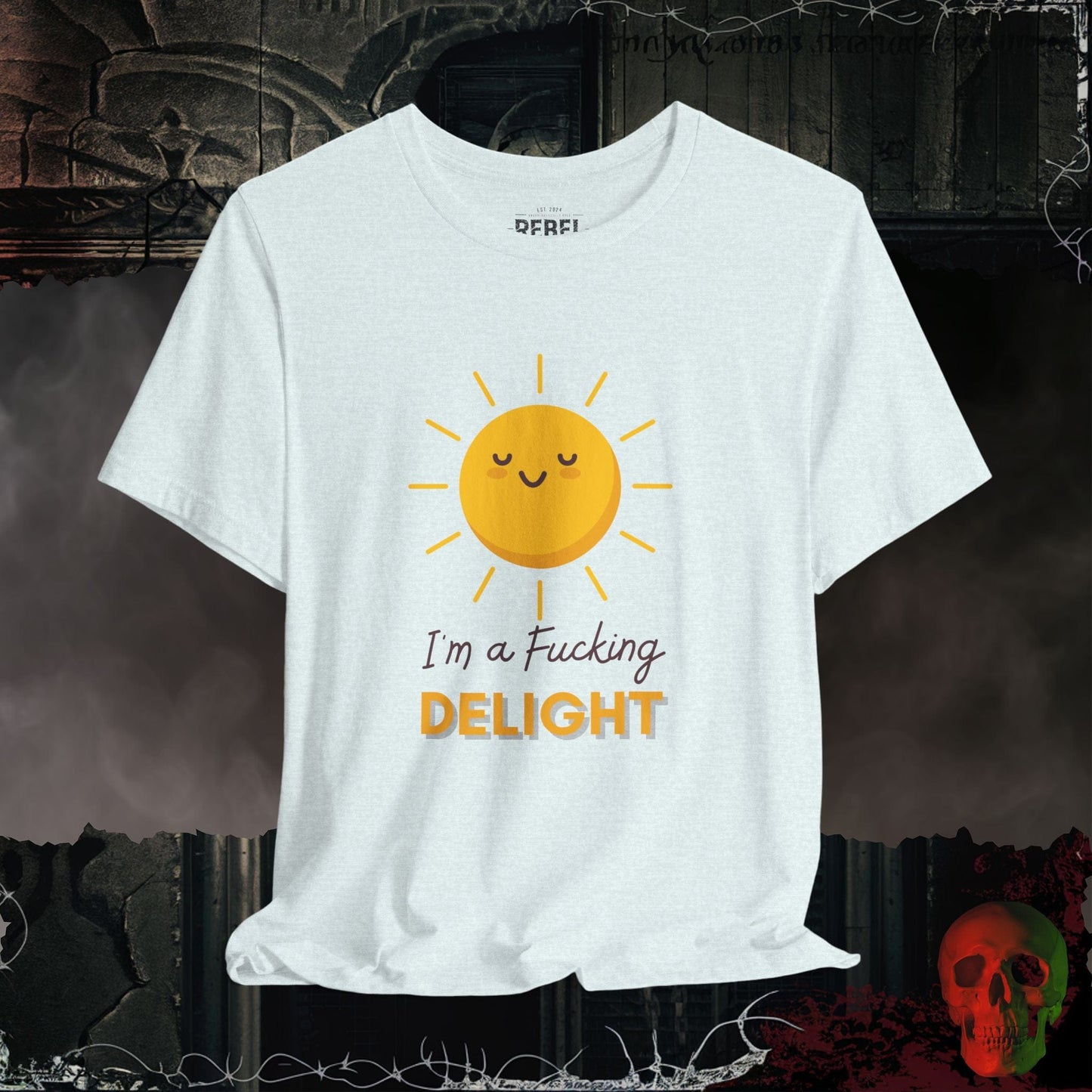 T-Shirt Heather Ice Blue / S Real Delight Tee