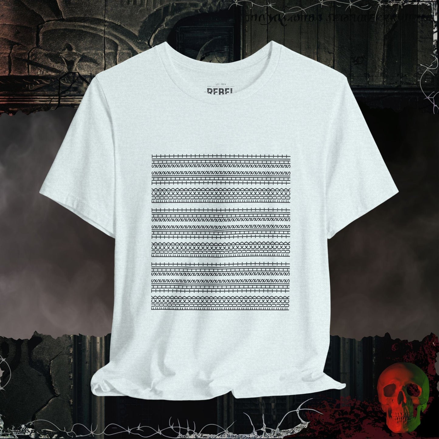 T-Shirt Heather Ice Blue / S Sideways Rage Tee