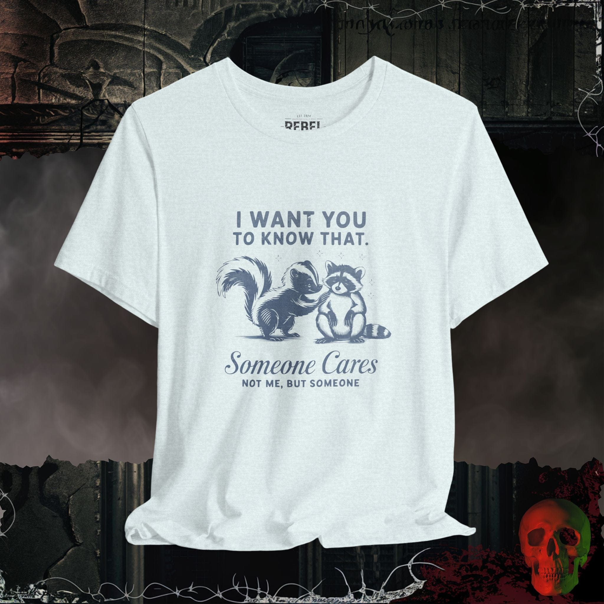T-Shirt Heather Ice Blue / S Someone Cares T-Shirt