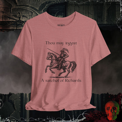 T-Shirt Heather Mauve / S A Satchel of Richards Tee