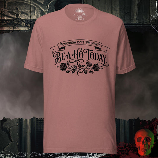 T-Shirt Heather Mauve / S Be a Ho Today Tee