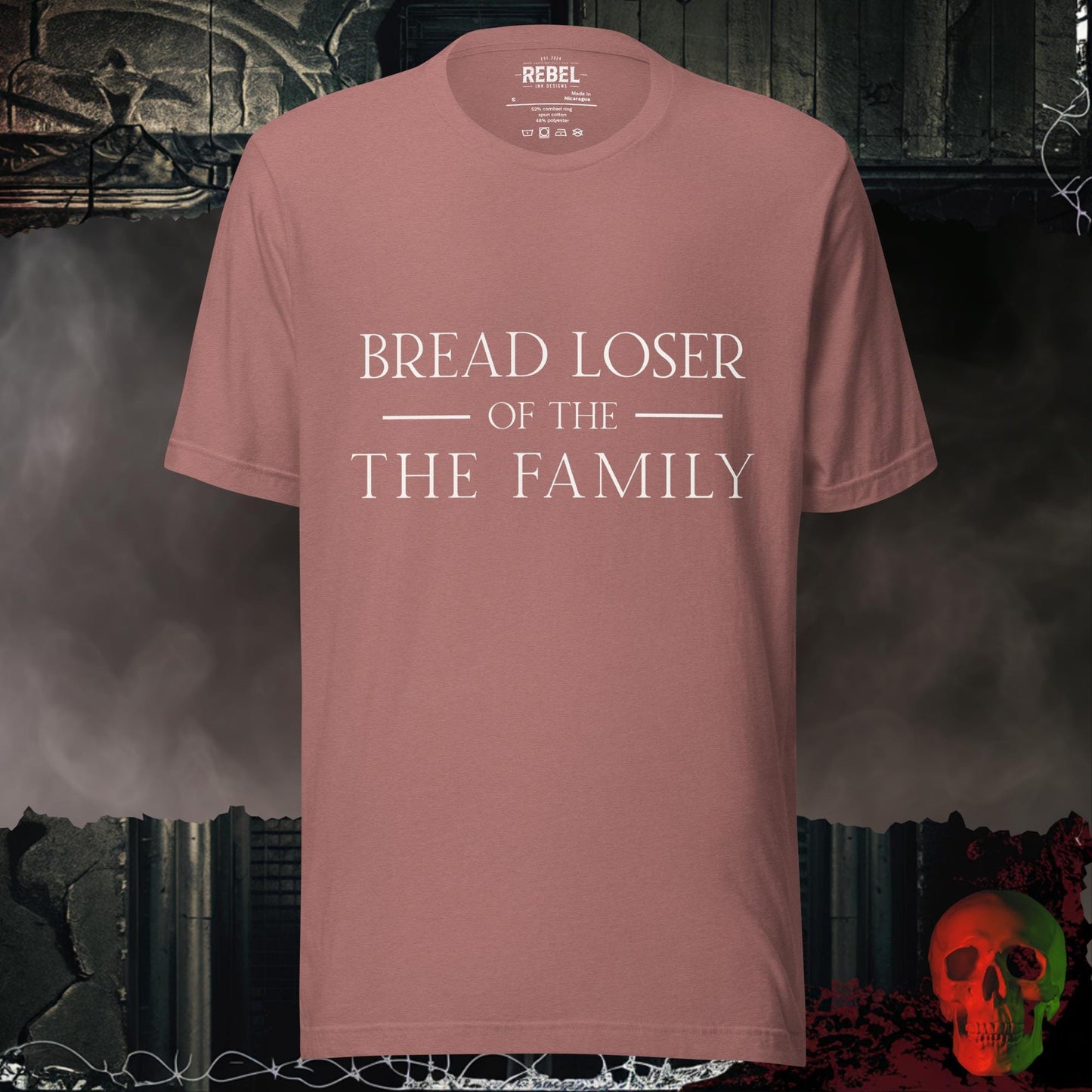 T-Shirt Heather Mauve / S Bread Loser of the Family Tee