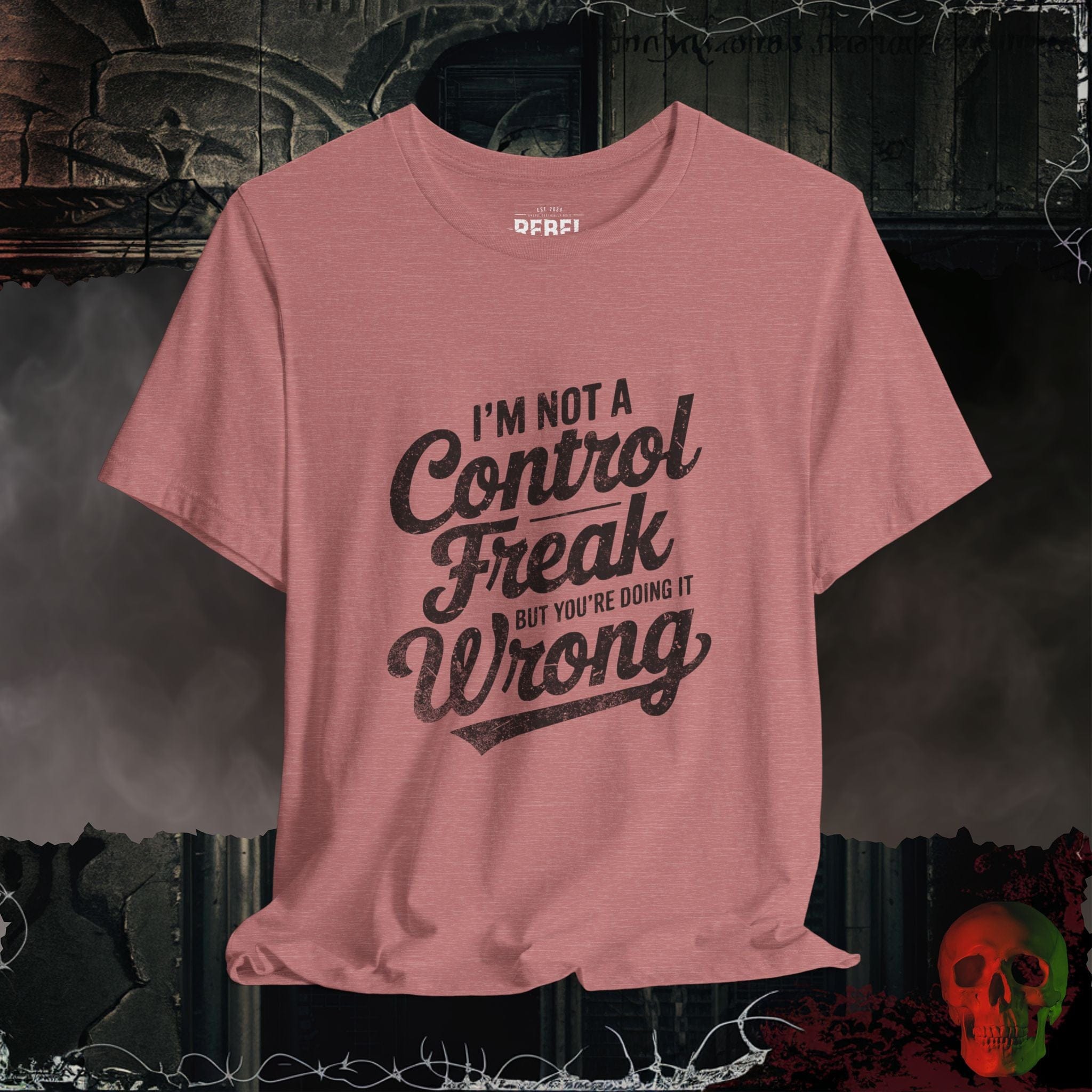 T-Shirt Heather Mauve / S Control Freak Tee