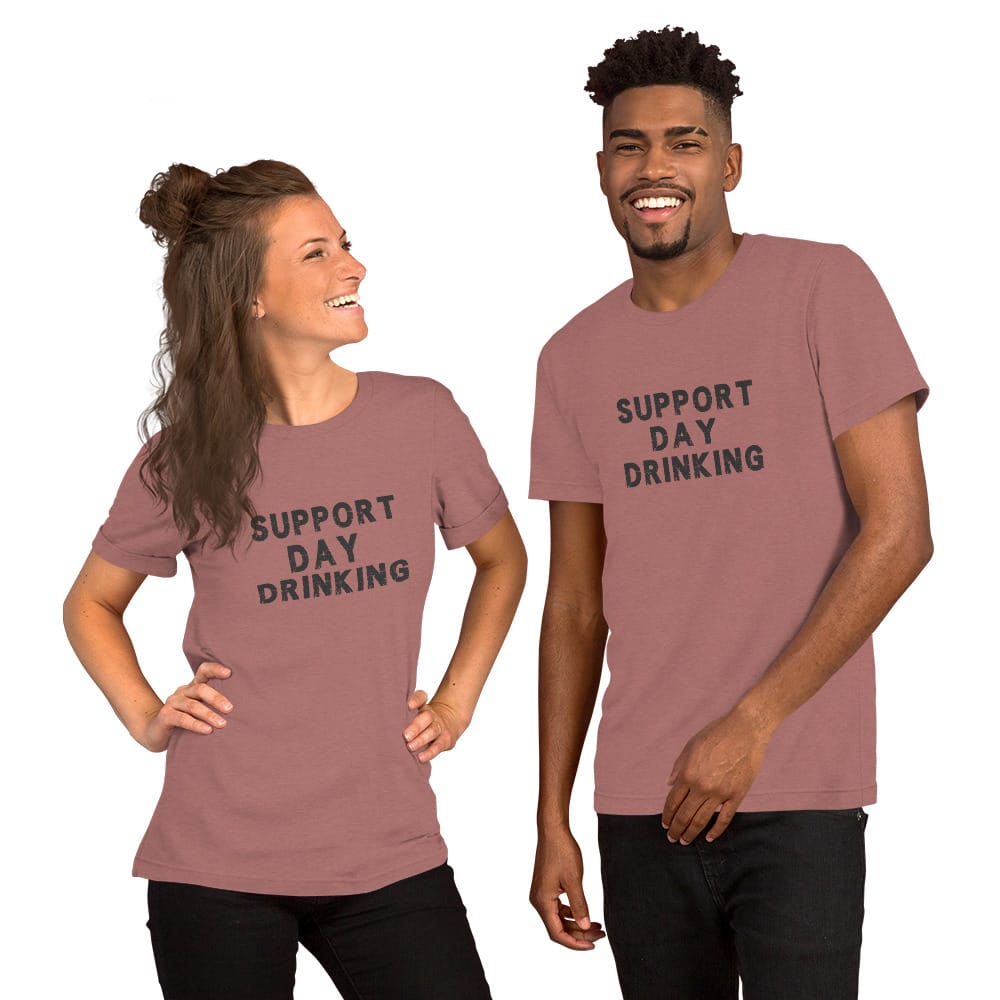 T-Shirt Heather Mauve / S Day Drinking Advocate Tee