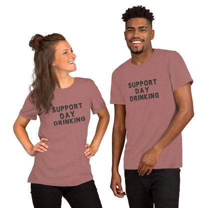 T-Shirt Heather Mauve / S Day Drinking Advocate Tee