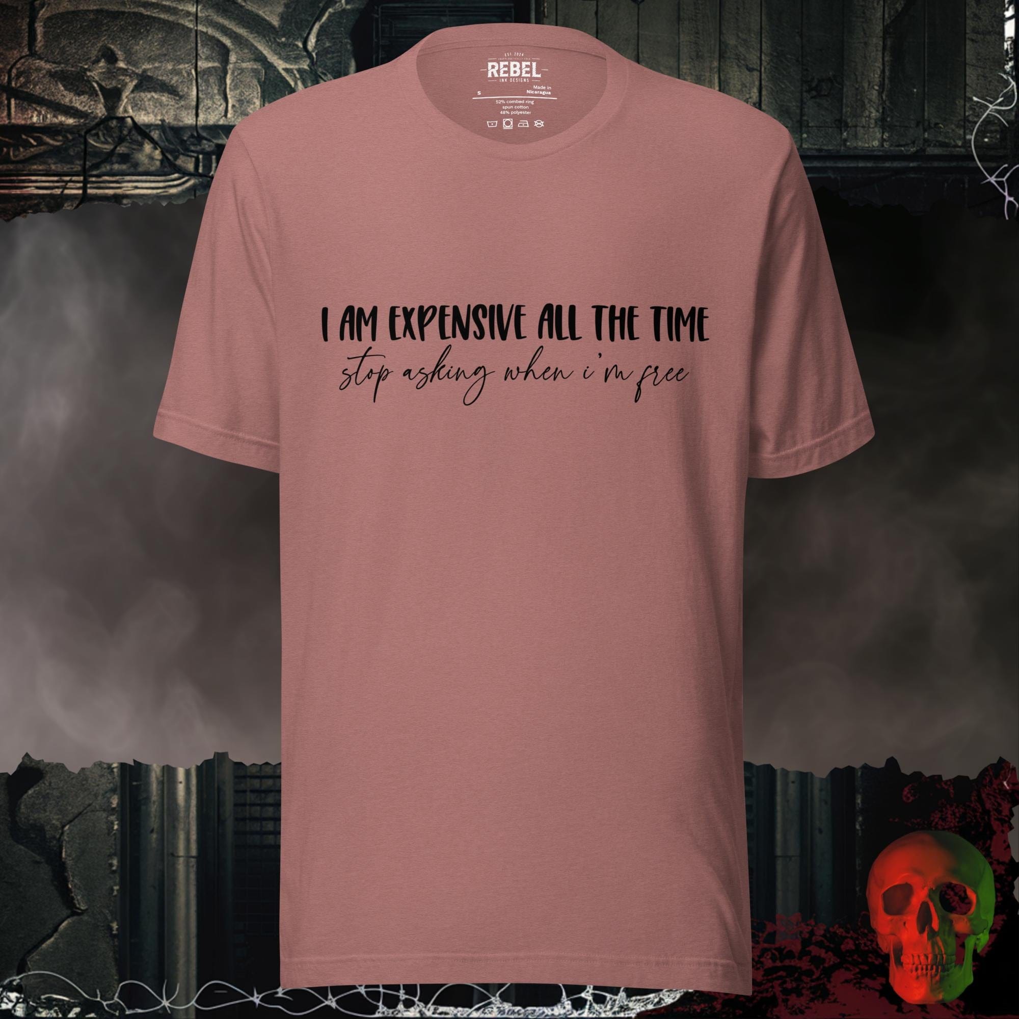 T-Shirt Heather Mauve / S Expensive All The Time Tee