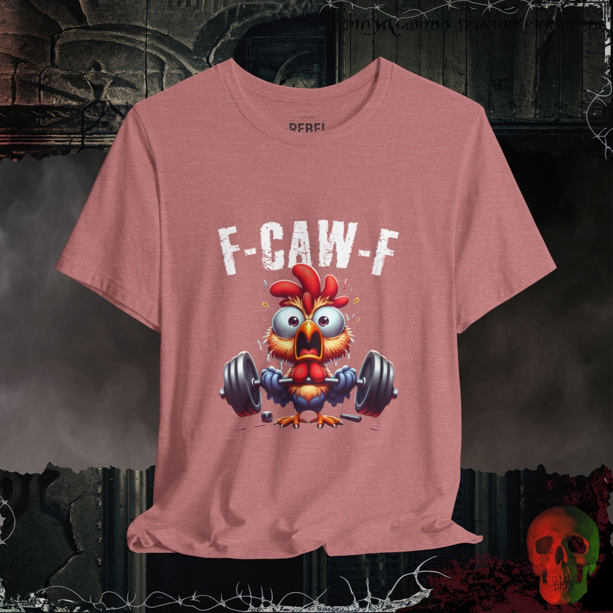 T-Shirt Heather Mauve / S F-Caw-F Tee