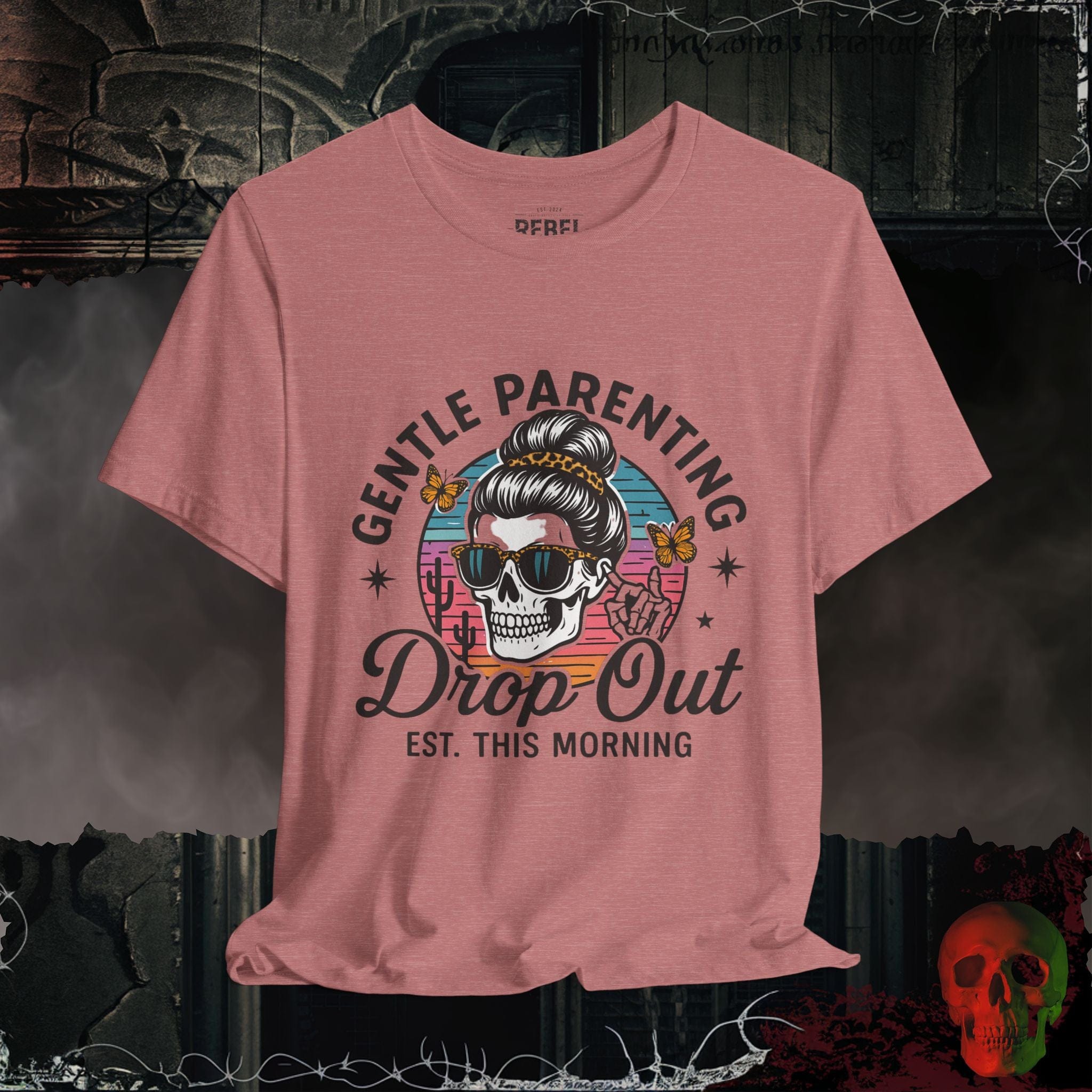 T-Shirt Heather Mauve / S Gentle Parenting Tee