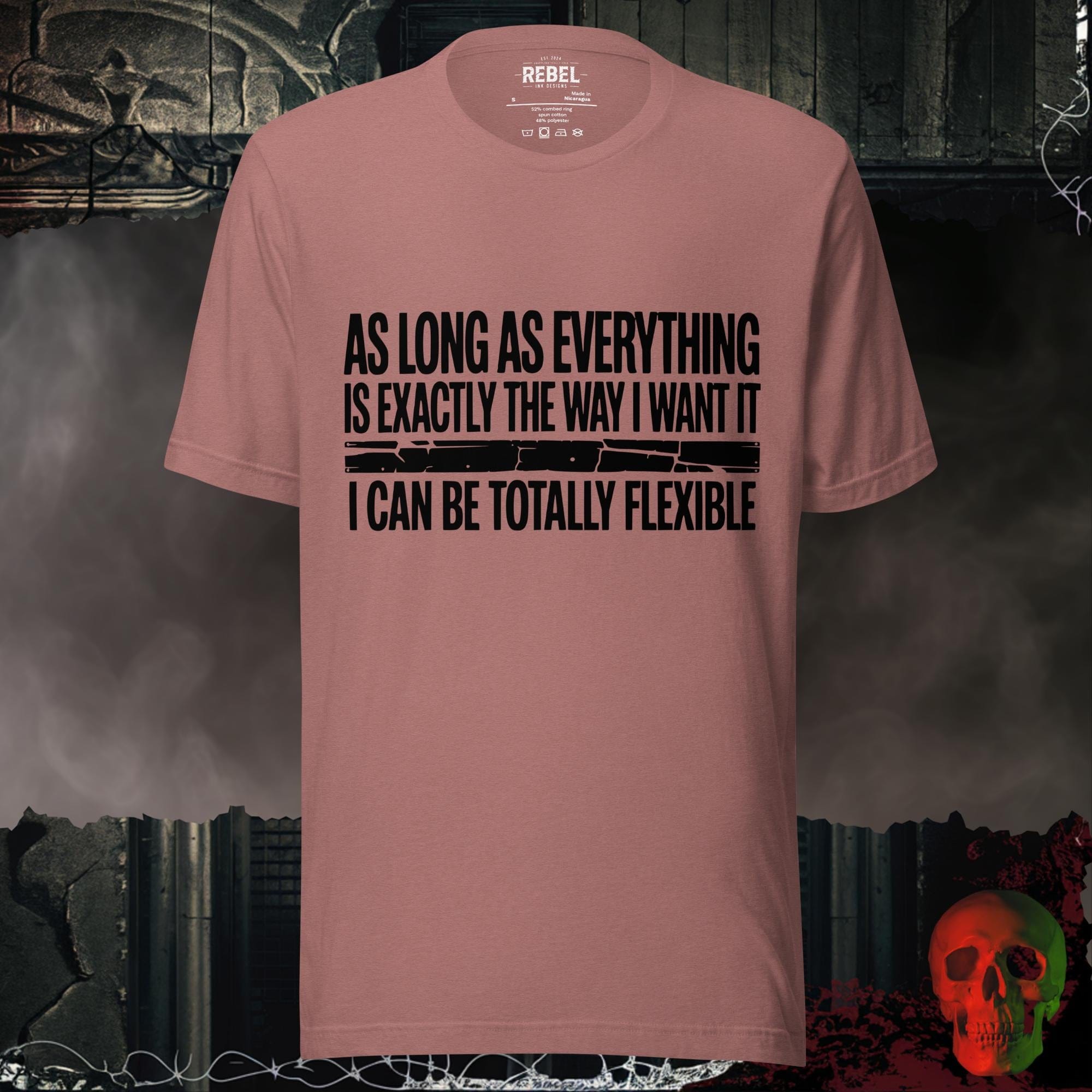 T-Shirt Heather Mauve / S I Can Be Totally Flexible Tee