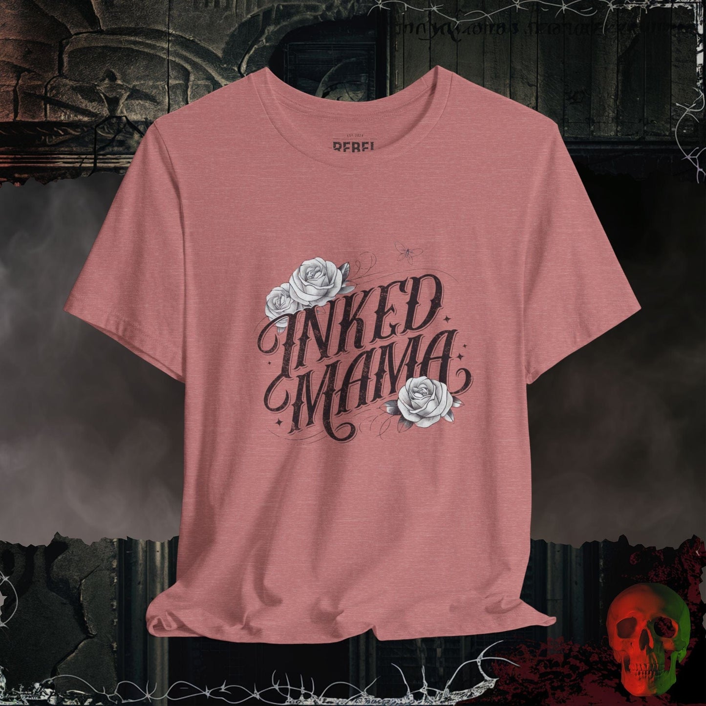 T-Shirt Heather Mauve / S Inked Mama Tee