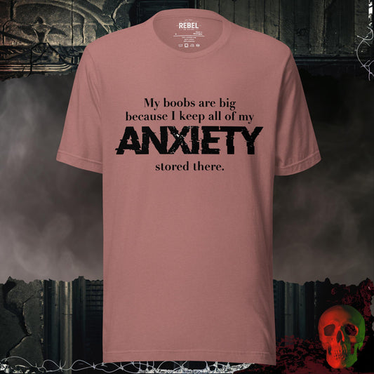 T-Shirt Heather Mauve / S My Anxiety Storage System Tee
