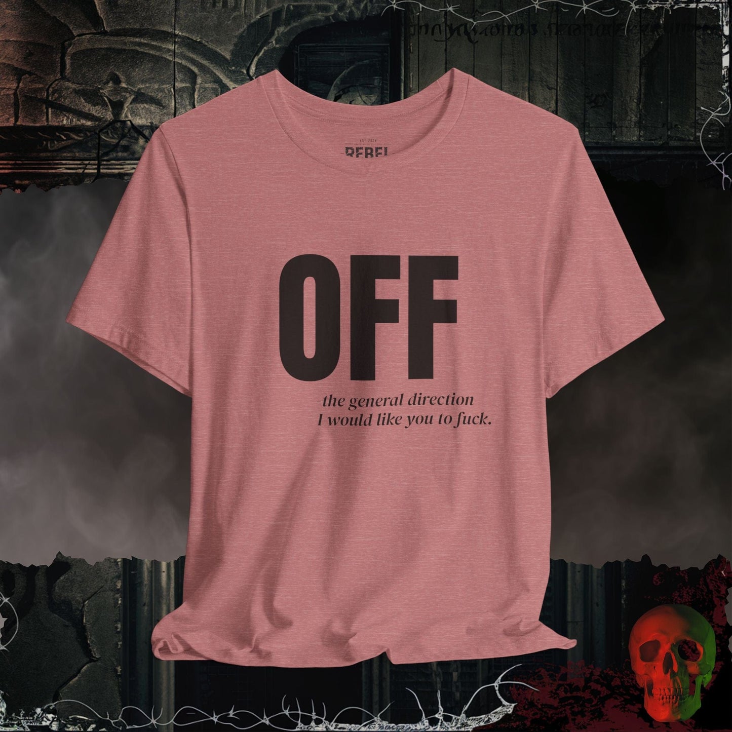 T-Shirt Heather Mauve / S Off - The General Direction T-Shirt