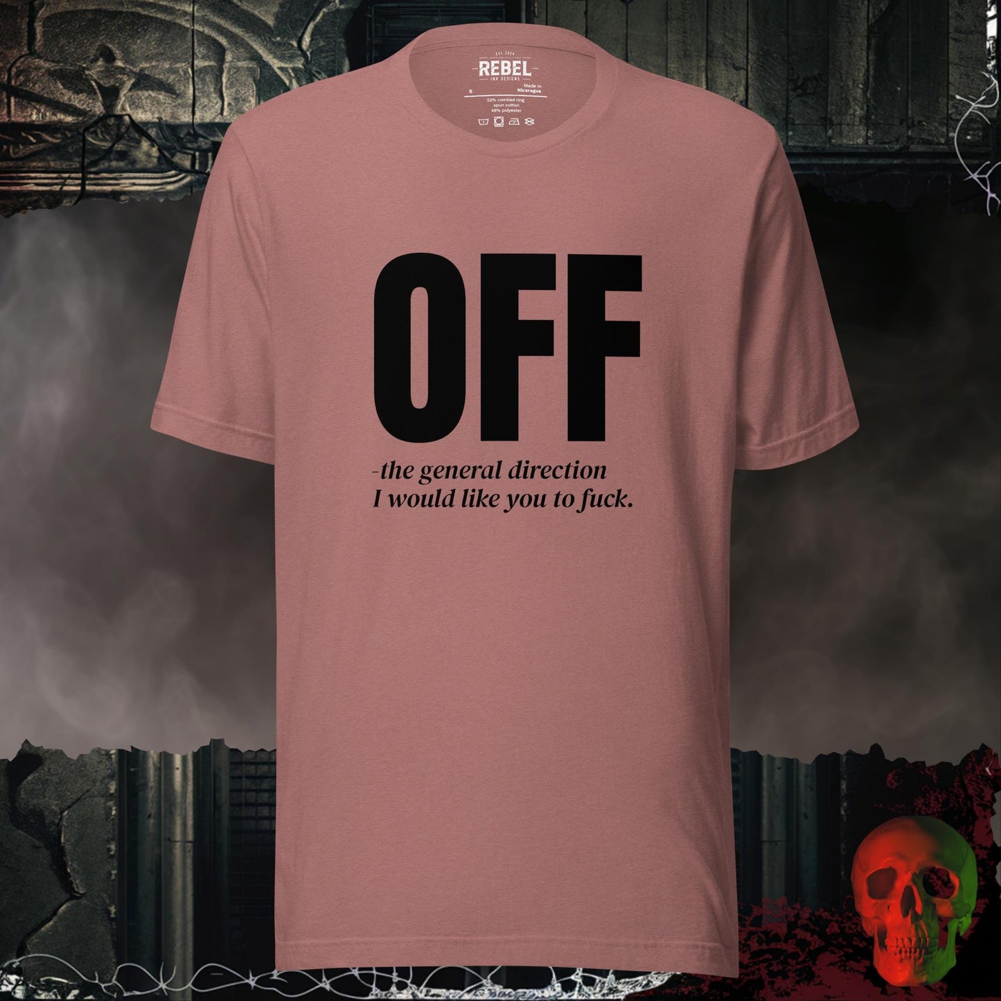 T-Shirt Heather Mauve / S Off - The General Direction T-Shirt