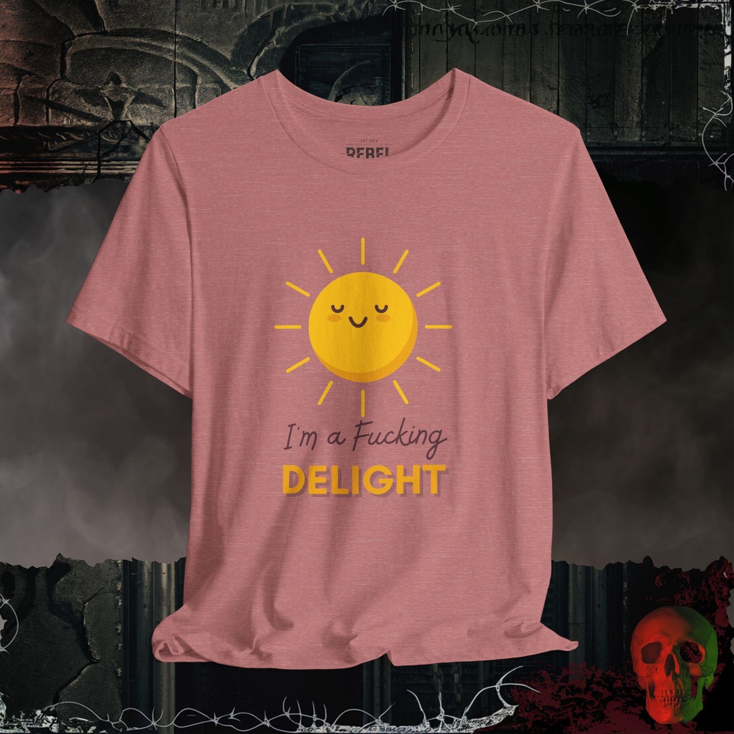 T-Shirt Heather Mauve / S Real Delight Tee