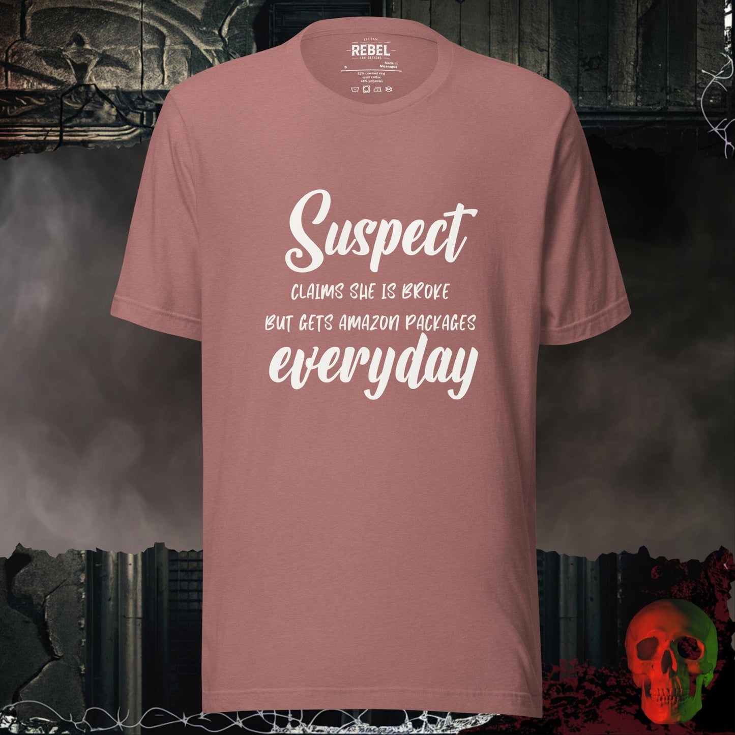 T-Shirt Heather Mauve / S Suspect: Amazon Every Day Tee
