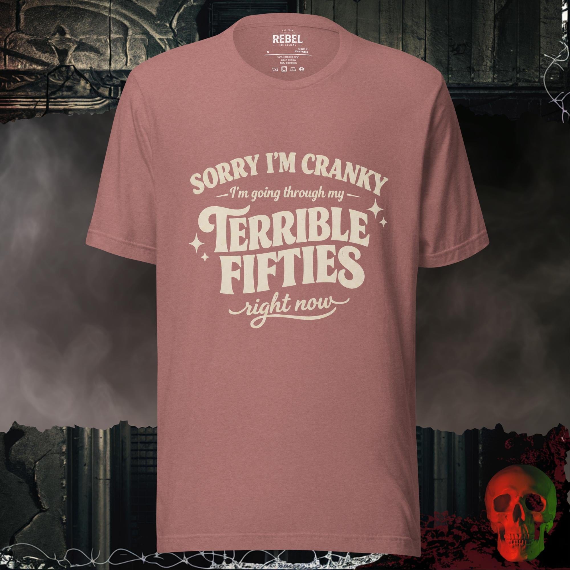 T-Shirt Heather Mauve / S Terrible Fifties Tee