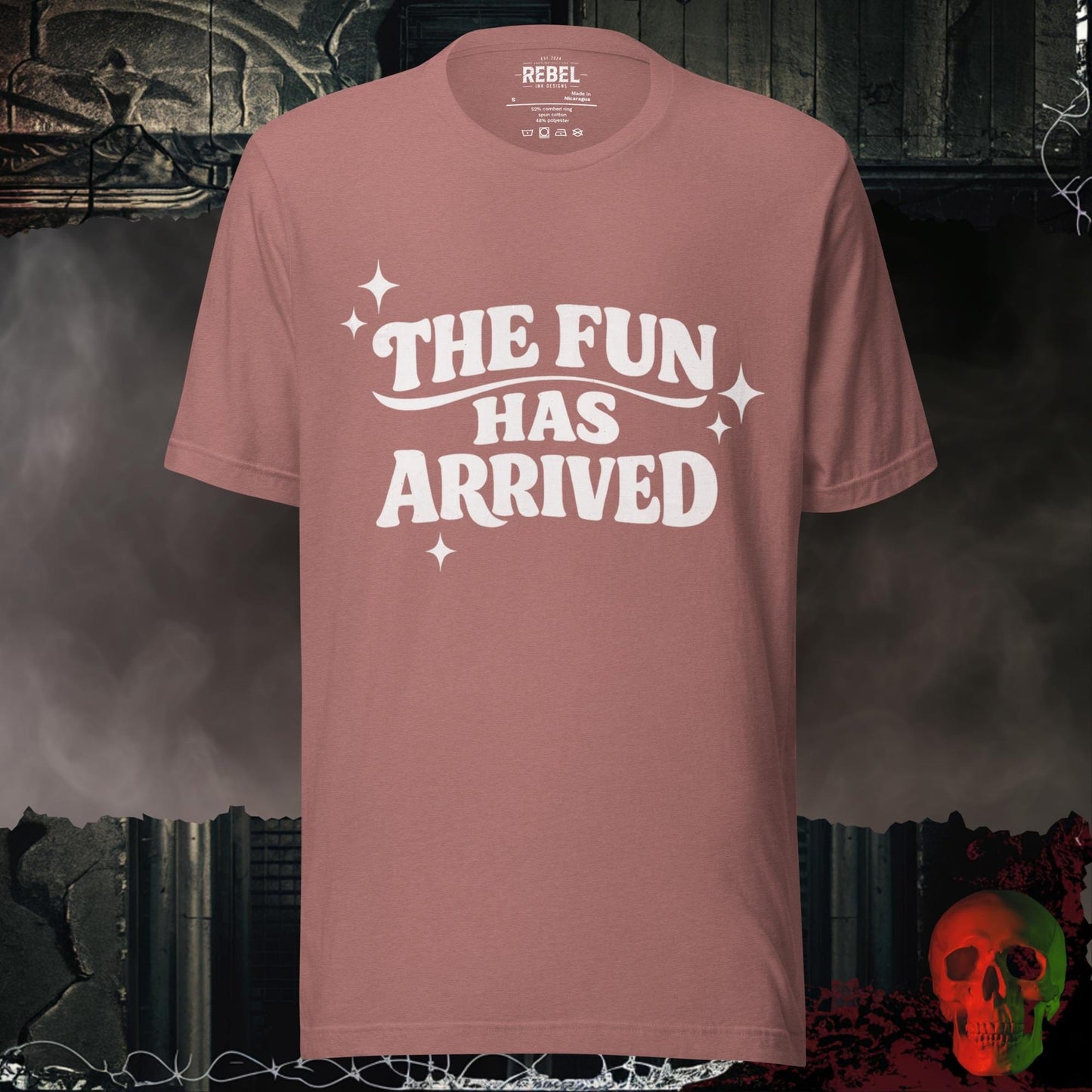 T-Shirt Heather Mauve / S The Fun Has Arrived Tee