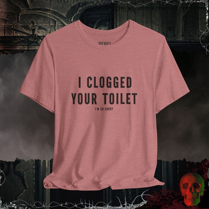 T-Shirt Heather Mauve / S Toilet Trouble Tee