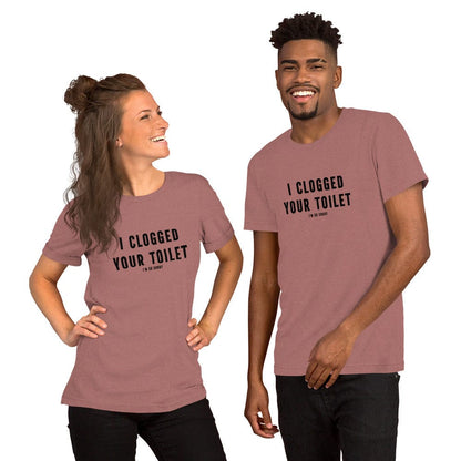 T-Shirt Heather Mauve / S Toilet Trouble Tee