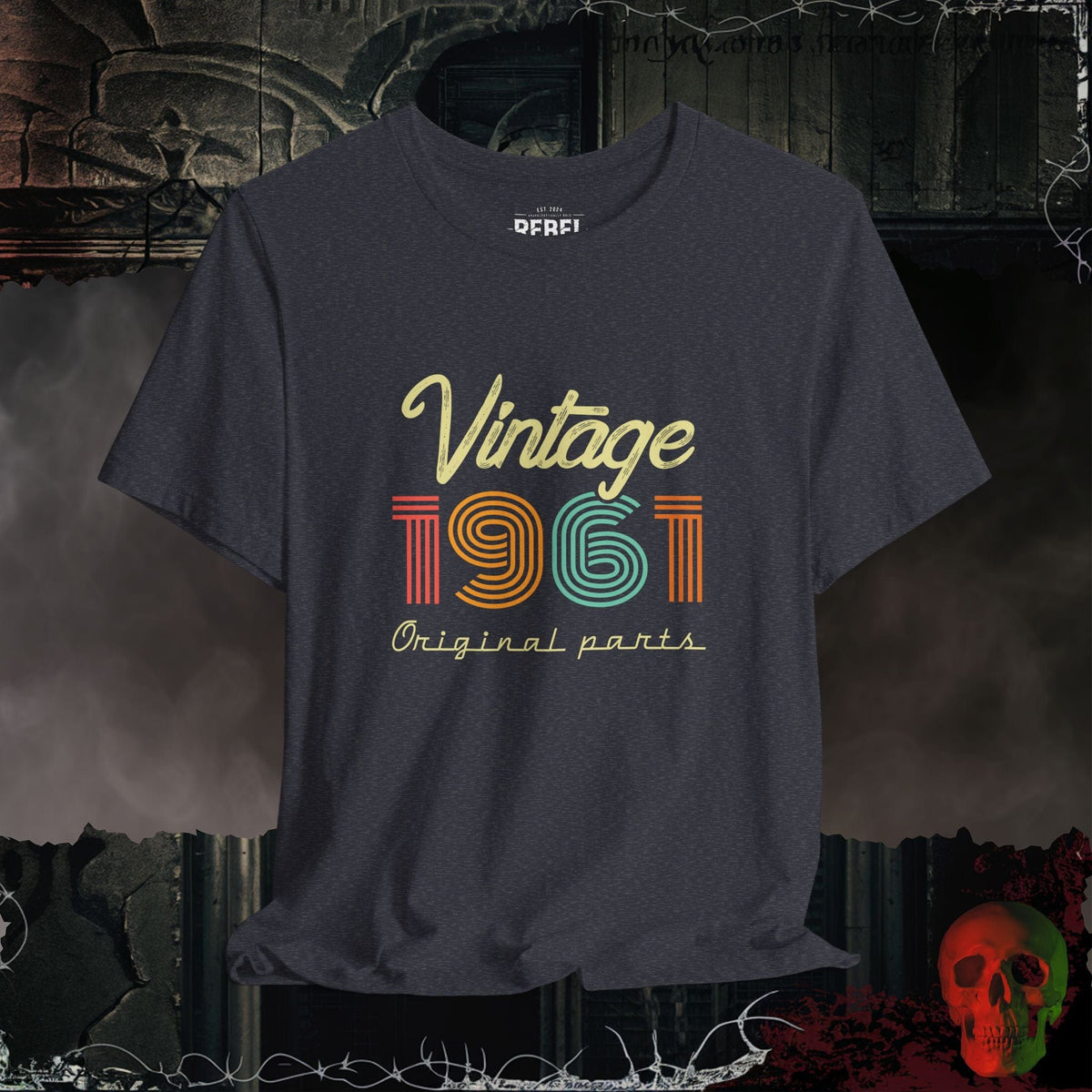 T-Shirt Heather Navy / S 1961 - Vintage Legends: The Classic Years Collection
