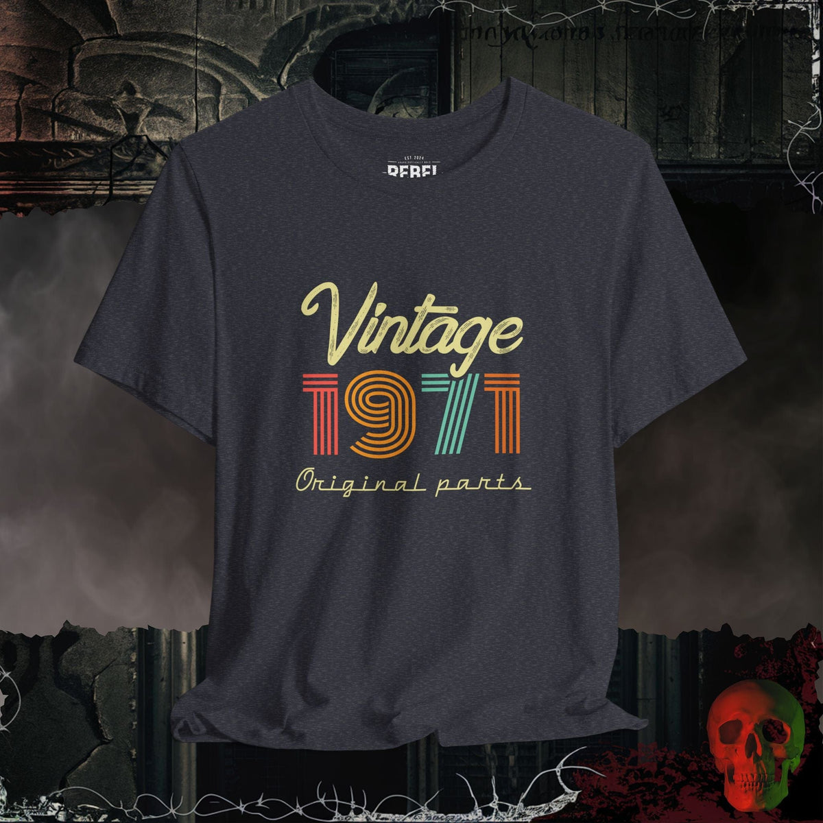 T-Shirt Heather Navy / S 1971 - Vintage Legends: The Classic Years Collection
