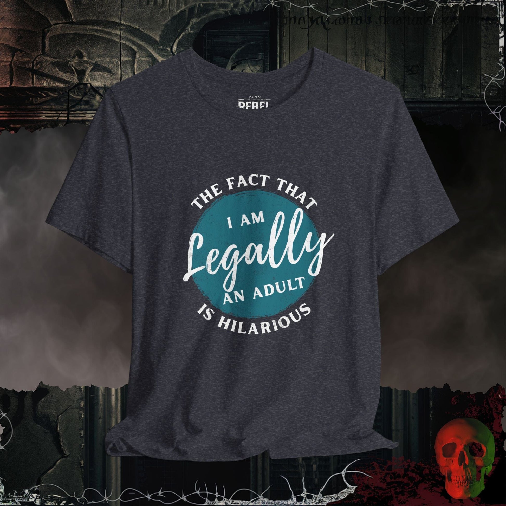 T-Shirt Heather Navy / S Am I Really Legal Tee