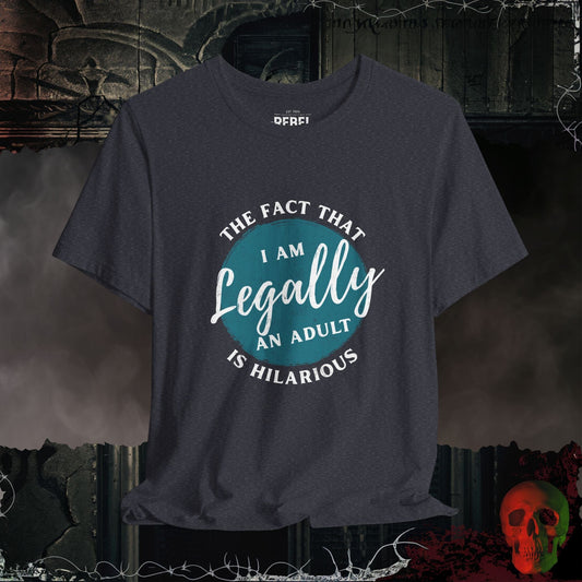 T-Shirt Heather Navy / S Am I Really Legal Tee