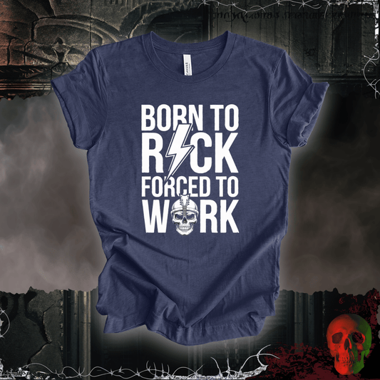 T-Shirt Heather Navy / S Born to Rock T-Shirt